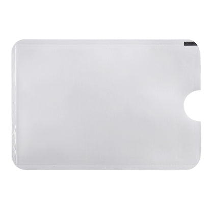 20 ชิ้นอลูมิเนียมฟอยล์ป้องกันการโจรกรรม RFID Blocking Sleeve Card Protector, ขนาด: 9.1*6.3 ซม, RFID Protection 100pcs