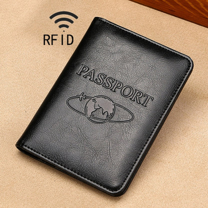 TP-8296 ที่ใส่หนังสือเดินทางหนัง RFID อเนกประสงค์สำหรับเดินทาง