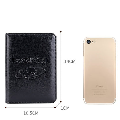 TP-8296 ที่ใส่หนังสือเดินทางหนัง RFID อเนกประสงค์สำหรับเดินทาง