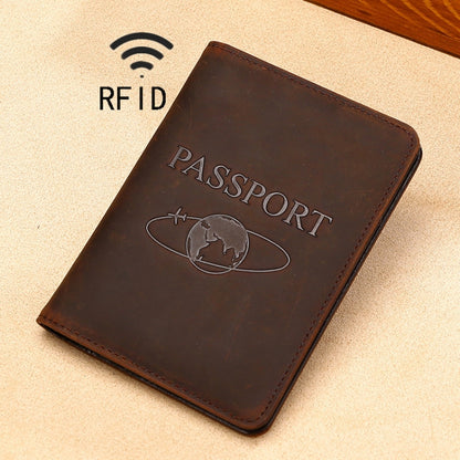 TP-8296 ที่ใส่หนังสือเดินทางหนัง RFID อเนกประสงค์สำหรับเดินทาง