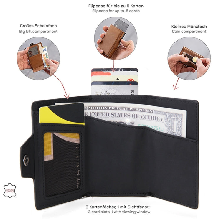 CH0727-1 แพคเกจบัตรมัลติฟังก์ชั่นซิปคาร์บอนไฟเบอร์ RFID