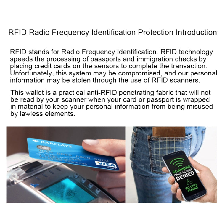 หนังวัวเนื้อลิ้นจี่ผู้ถือบัตรกระเป๋าสตางค์ RFID การปิดกั้นกระเป๋าเงินเหรียญบัตรกระเป๋าป้องกันกรณีที่มีช่องเสียบการ์ด 6 ใบขนาด: 110 * 82 * 8 มม.