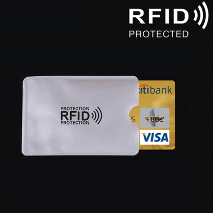 อลูมิเนียมฟอยล์ RFID Blocking บัตรเครดิต ID Bank Card กรณีผู้ถือบัตร, ขนาด: 9.1*6.3 ซม, RFID 1pcs