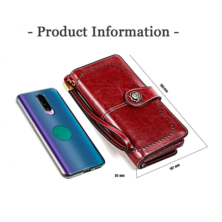 3556 คลัทช์กระเป๋าสตางค์ RFID ป้องกันแม่เหล็กมัลติฟังก์ชั่นความจุขนาดใหญ่ยาวสำหรับสุภาพสตรีพร้อมช่องเสียบการ์ด