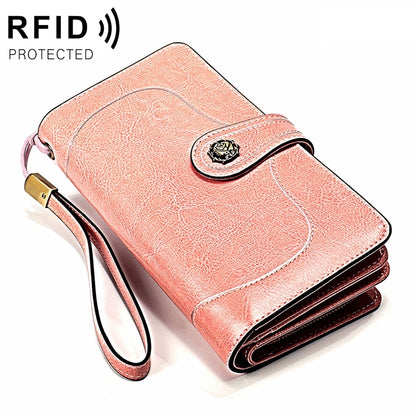 3555 คลัทช์กระเป๋าสตางค์ RFID ป้องกันแม่เหล็กมัลติฟังก์ชั่นความจุขนาดใหญ่ยาวสำหรับสุภาพสตรีพร้อมช่องเสียบการ์ด