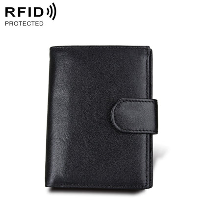 กระเป๋าสตางค์หนังแท้ Antimagnet RFID / แพ็คเกจหนังสือเดินทาง / ช่องใส่การ์ดหนังวัวสำหรับผู้ชาย