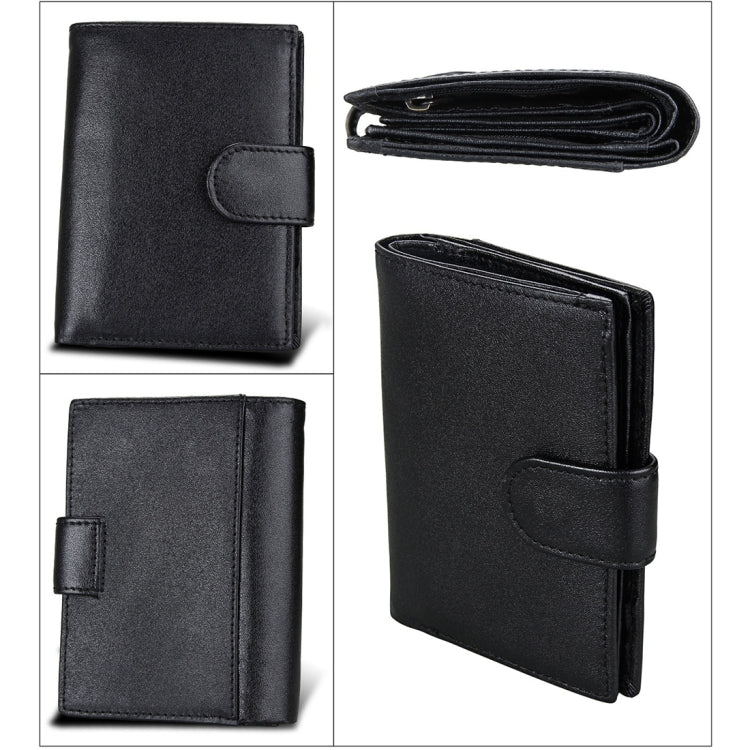 กระเป๋าสตางค์หนังแท้ Antimagnet RFID / แพ็คเกจหนังสือเดินทาง / ช่องใส่การ์ดหนังวัวสำหรับผู้ชาย