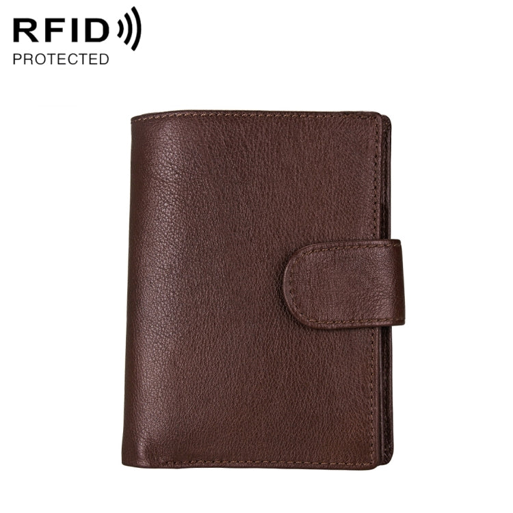 กระเป๋าสตางค์หนังแท้ Antimagnet RFID / แพ็คเกจหนังสือเดินทาง / ช่องใส่การ์ดหนังวัวสำหรับผู้ชาย