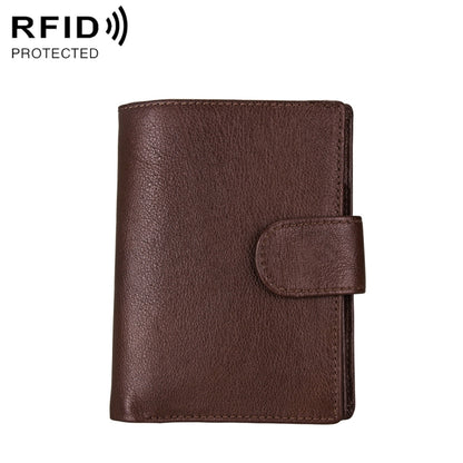 กระเป๋าสตางค์หนังแท้ Antimagnet RFID / แพ็คเกจหนังสือเดินทาง / ช่องใส่การ์ดหนังวัวสำหรับผู้ชาย