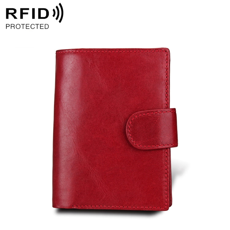 กระเป๋าสตางค์หนังแท้ Antimagnet RFID / แพ็คเกจหนังสือเดินทาง / ช่องใส่การ์ดหนังวัวสำหรับผู้ชาย
