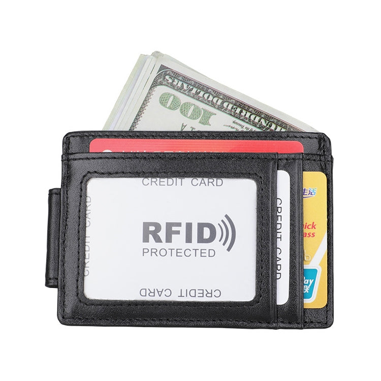 KB80 Antimagnetic RFID Crazy Horse Texture น้ำมันขี้ผึ้งหนังกระเป๋าสตางค์ Billfold สำหรับผู้ชายและผู้หญิง
