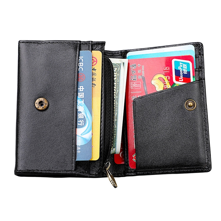 KB171 Antimagnetic RFID Crazy Horse Texture กระเป๋าสตางค์หนังสำหรับผู้ชายและผู้หญิง