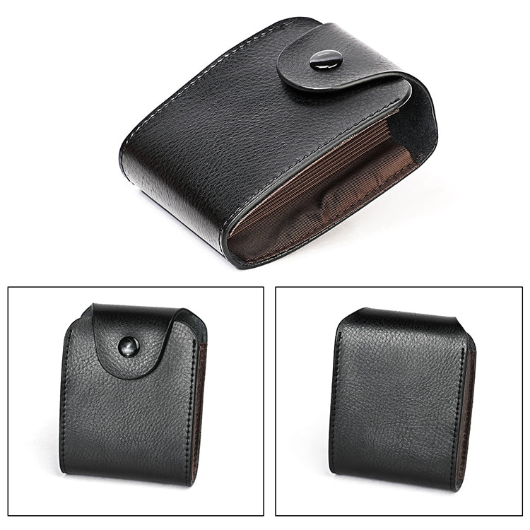 KB187 Litchi Texture Leather กระเป๋าสตางค์ใส่บัตรความจุขนาดใหญ่