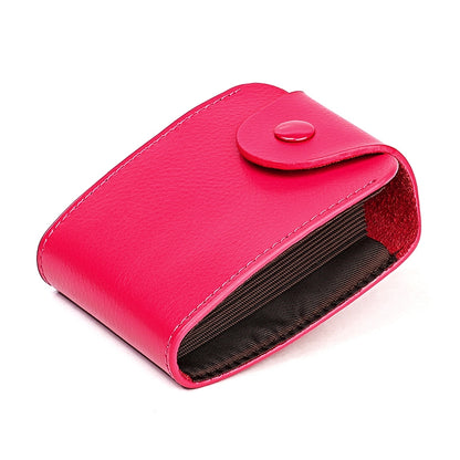 KB187 Litchi Texture Leather กระเป๋าสตางค์ใส่บัตรความจุขนาดใหญ่
