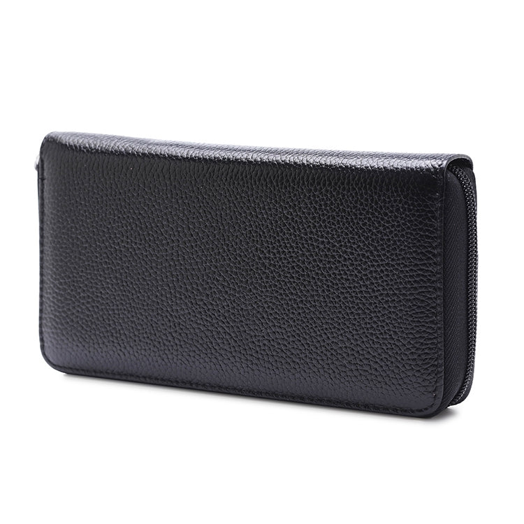 902 Antimagnetic RFID Litchi Texture ผู้หญิงความจุขนาดใหญ่กระเป๋าสตางค์กระเป๋าสตางค์กระเป๋าโทรศัพท์พร้อมช่องใส่การ์ด