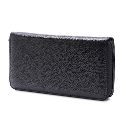 902 Antimagnetic RFID Litchi Texture ผู้หญิงความจุขนาดใหญ่กระเป๋าสตางค์กระเป๋าสตางค์กระเป๋าโทรศัพท์พร้อมช่องใส่การ์ด