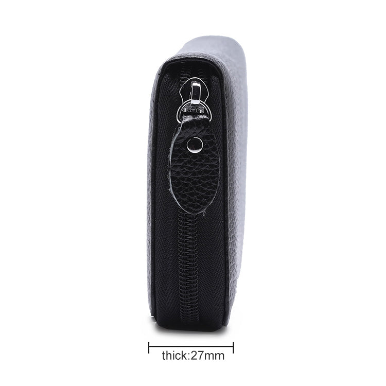 902 Antimagnetic RFID Litchi Texture ผู้หญิงความจุขนาดใหญ่กระเป๋าสตางค์กระเป๋าสตางค์กระเป๋าโทรศัพท์พร้อมช่องใส่การ์ด