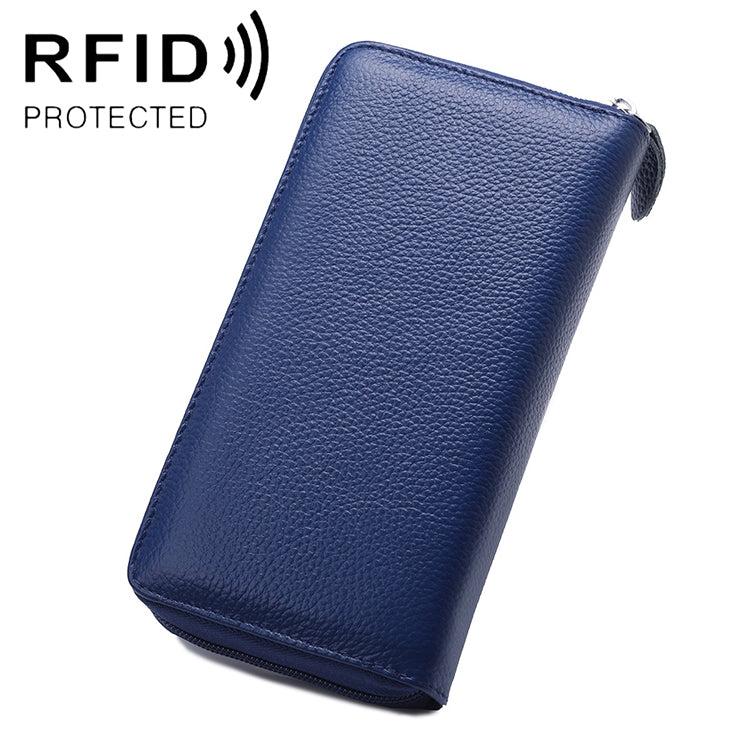 902 Antimagnetic RFID Litchi Texture ผู้หญิงความจุขนาดใหญ่กระเป๋าสตางค์กระเป๋าสตางค์กระเป๋าโทรศัพท์พร้อมช่องใส่การ์ด