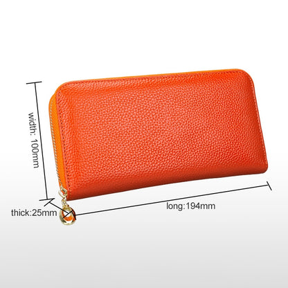 906 Antimagnetic RFID Litchi Texture ผู้หญิงความจุขนาดใหญ่กระเป๋าสตางค์กระเป๋าสตางค์กระเป๋าโทรศัพท์พร้อมช่องใส่การ์ด