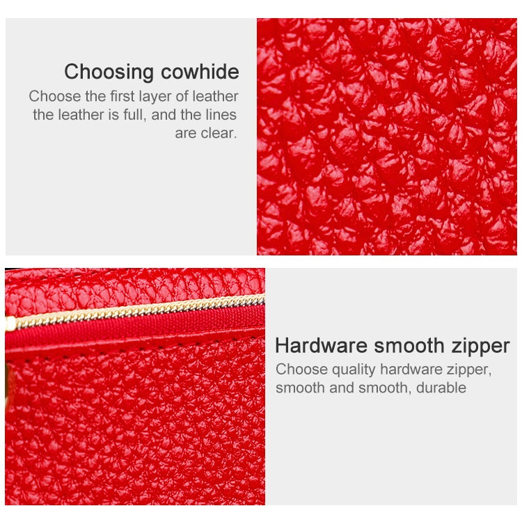 2013 Antimagnetic RFID Multifunctional Litchi Texture ผู้หญิงกระเป๋าสตางค์ความจุขนาดใหญ่พร้อมช่องใส่การ์ด