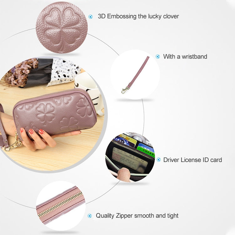 2026 Multifunctional Litchi Texture ผู้หญิงความจุขนาดใหญ่กระเป๋าสตางค์กระเป๋าพร้อมช่องใส่การ์ด