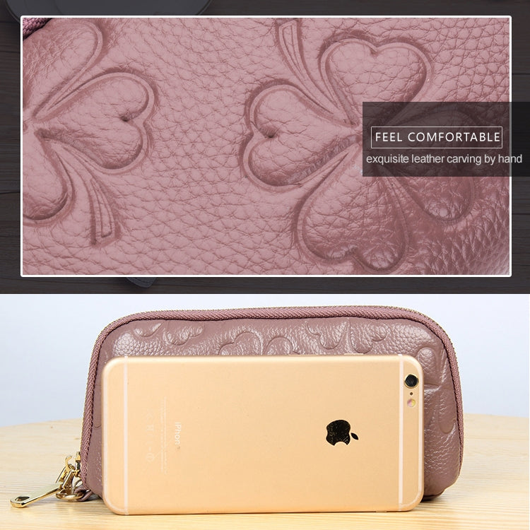 2026 Multifunctional Litchi Texture ผู้หญิงความจุขนาดใหญ่กระเป๋าสตางค์กระเป๋าพร้อมช่องใส่การ์ด