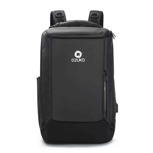 Ozuko 9060 กระเป๋าสะพายหลัง USB กันน้ำความจุขนาดใหญ่ขนาด: ใหญ่ 33x21x53 ซม.