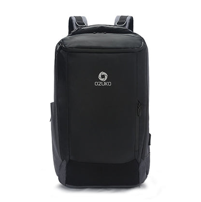 Ozuko 9060 กระเป๋าสะพายหลัง USB กันน้ำความจุขนาดใหญ่ขนาด: ใหญ่ 33x21x53 ซม.