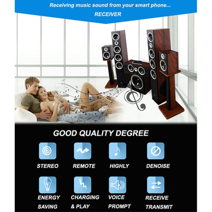 B6 บลูทูธ 2 in 1 เครื่องรับ/ส่งสัญญาณเพลงอะแดปเตอร์เสียง