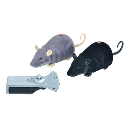 รีโมทคอนโทรลอินฟราเรดสมจริง RC เมาส์ของเล่น,การจัดส่งสีแบบสุ่ม, Mouse