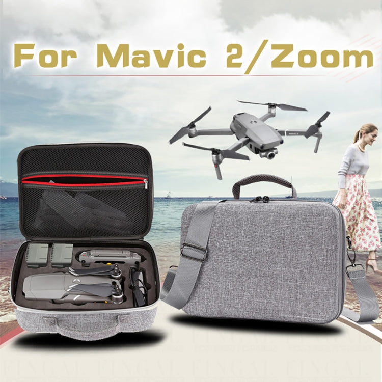 เคสแบบพกพากันน้ำกันกระแทกสำหรับ DJI Mavic 2 Pro / Zoom และอุปกรณ์เสริมขนาด: 29 ซม. x 19.5 ซม. x 12.5 ซม., For Mavic 2 Pro