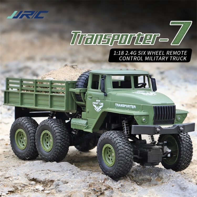 JJR/C 1:18 2.4 Ghz 4 ช่องรีโมทคอนโทรล Dongfeng 7 หกล้อเกราะรถบรรทุกของเล่น, Dongfeng 7 (Green), Dongfeng 7 (Yellow)