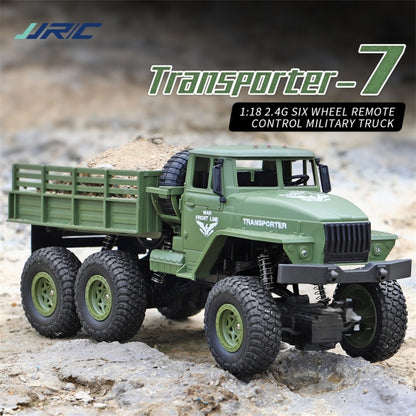JJR/C 1:18 2.4 Ghz 4 ช่องรีโมทคอนโทรล Dongfeng 7 หกล้อเกราะรถบรรทุกของเล่น, Dongfeng 7 (Green), Dongfeng 7 (Yellow)