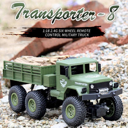 JJR/C 1:18 2.4 Ghz 4 ช่องรีโมทคอนโทรล Dongfeng 8 หกล้อเกราะรถบรรทุกของเล่น, Dongfeng 8 (Green), Dongfeng 8 (Yellow)