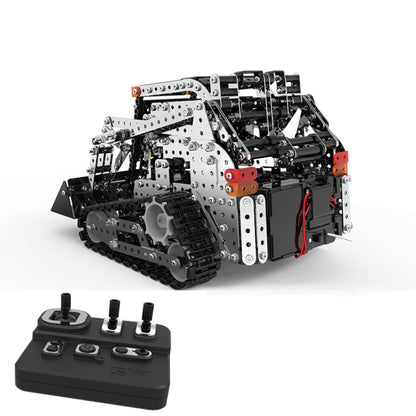 MoFun SW(RC)-008 รีโมทคอนโทรลไร้สาย 2.4G 10 ช่อง Caterpillar รถเด็ก DIY สแตนเลสประกอบของเล่น, SW(RC)-008