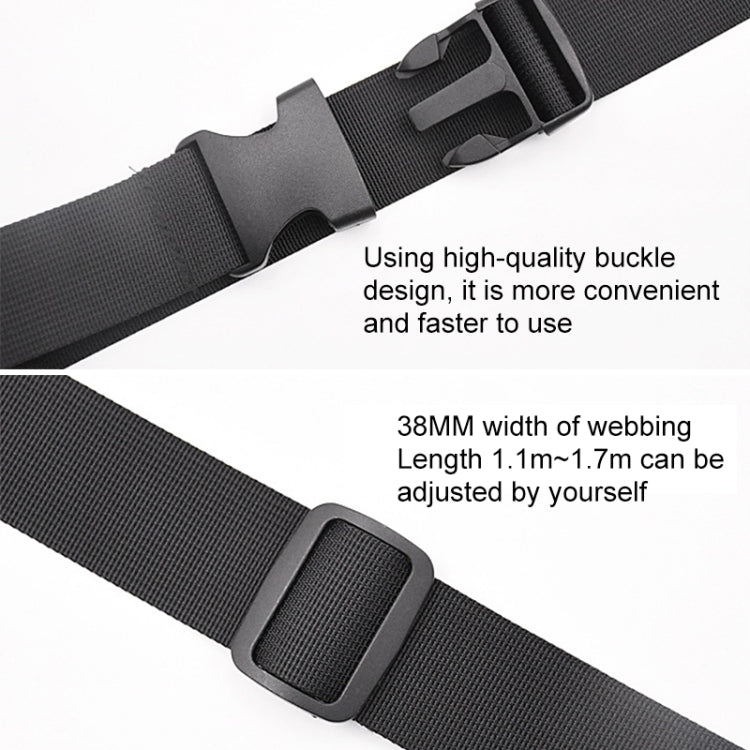 สำหรับ Xiaomi Mijia M365 สกู๊ตเตอร์ไฟฟ้ามัลติฟังก์ชั่ปล่อยหัวเข็มขัดไนลอนสายคล้องไหล่ปรับความยาวช่วง: 1.1-1.7 เมตร