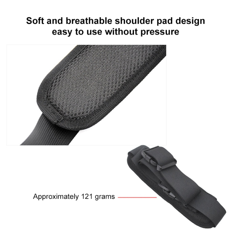 สำหรับ Xiaomi Mijia M365 สกู๊ตเตอร์ไฟฟ้ามัลติฟังก์ชั่ปล่อยหัวเข็มขัดไนลอนสายคล้องไหล่ปรับความยาวช่วง: 1.1-1.7 เมตร