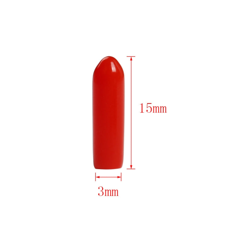 100 PCS iFlight M3x15mm เครื่องส่งสัญญาณเสาอากาศหมวกป้องกันยาง PVC Sheath สำหรับรุ่น FPV RC Multicopter อะไหล่อุปกรณ์เสริม