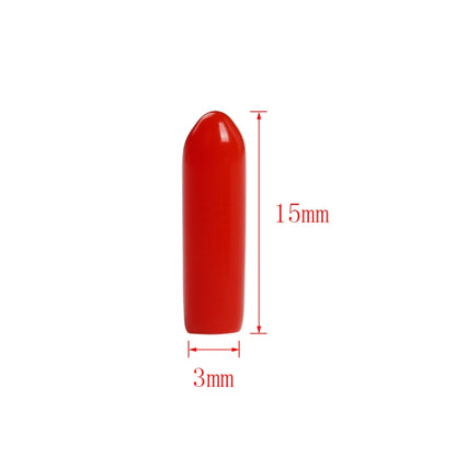 100 PCS iFlight M3x15mm เครื่องส่งสัญญาณเสาอากาศหมวกป้องกันยาง PVC Sheath สำหรับรุ่น FPV RC Multicopter อะไหล่อุปกรณ์เสริม