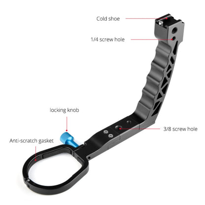 YELANGU A69 ยกที่จับหม้อโคลงมือถือส่วนต่อขยายสำหรับ DJI Ronin SC, A69 for DJI Ronin SC