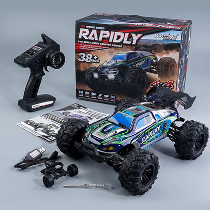 SCY-16101 2.4G 1:16 ไฟฟ้า 4WD RC รถบรรทุกมอนสเตอร์รถรถเก๋งของเล่น, SCY-16101 / Blue