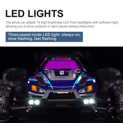 SCY-16101 2.4G 1:16 ไฟฟ้า 4WD RC รถบรรทุกมอนสเตอร์รถรถเก๋งของเล่น, SCY-16101 / Blue