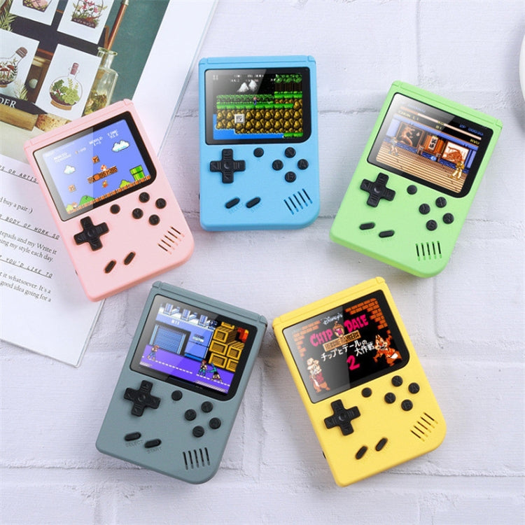 MK500 3.0 นิ้ว Macaron Mini Retro Classic คอนโซลเกมมือถือสำหรับเด็กในตัว 500 เกม, รองรับเอาต์พุต AV, MK500 / Pink, MK500 / Green, MK500 / Grey, MK500 / Blue, MK500 / Yellow