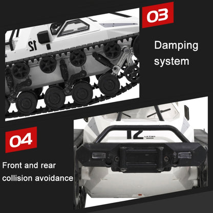 SG-1203 1:12 2.4G การจำลองรีโมทคอนโทรล EV ติดตามยานพาหนะถัง Off-road รถรุ่นของเล่นรถ