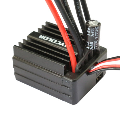 Flycolor Thunder Series 18A ตัวควบคุมความเร็วอิเล็กทรอนิกส์ไร้เซนเซอร์ไร้เซนเซอร์สำหรับรถ RC, 18A