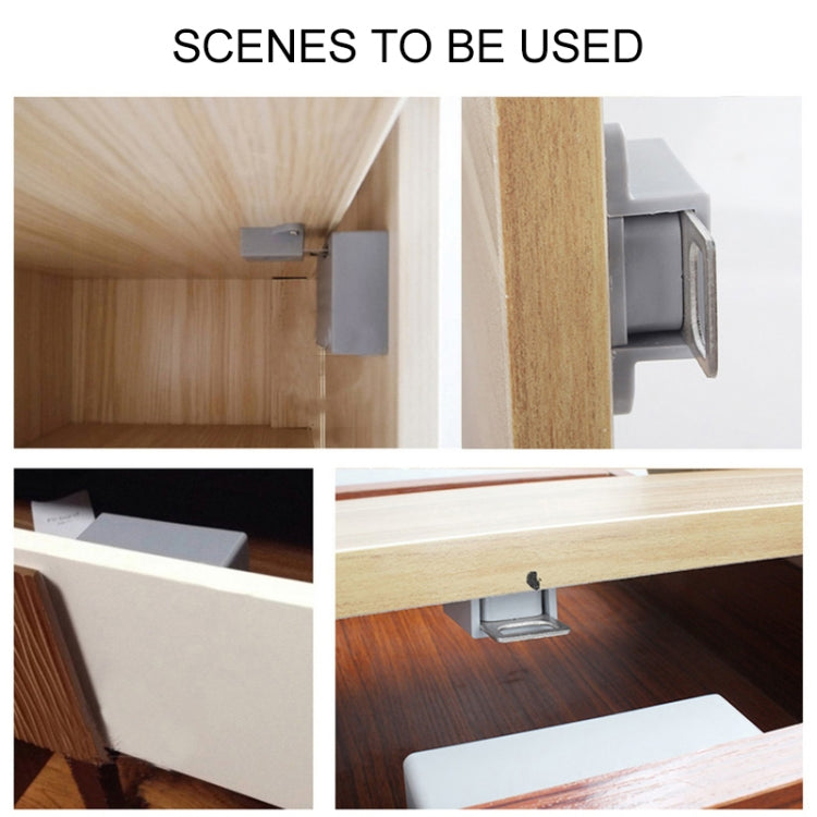 T3 ABS ล็อคการเหนี่ยวนำบัตรแม่เหล็กที่มองไม่เห็นล็อคประตูตู้เดียว, Single, Single Open Cabinet Door