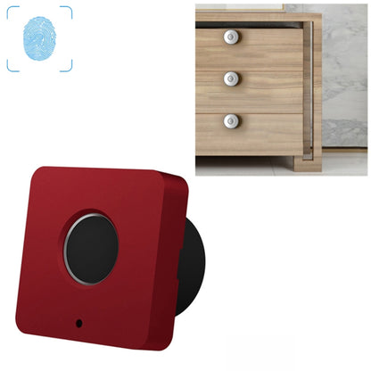 T5 Square Version แผงอลูมิเนียมอัลลอยด์ลายนิ้วมือล็อคลิ้นชัก, Black, Pink, Blue, Red, Silver