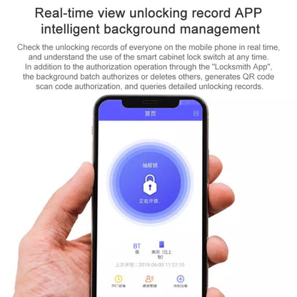 T1 Bluetooth + Tuya APP สมาร์ทลิ้นชักล็อคล็อคที่มองไม่เห็นรองรับการปลดล็อคด้วยรีโมทคอนโทรล, T1 Bluetooth + Tuya APP