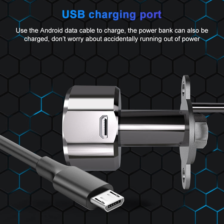 T23FB Micro USB ชาร์จโลหะผสมสังกะสีสมาร์ทลายนิ้วมือ + บลูทูธ Triple Linkage เปิดลิ้นชักล็อคตู้เก็บเอกสารล็อค, Triple Linkage Open Fingerprint + Bluetooth
