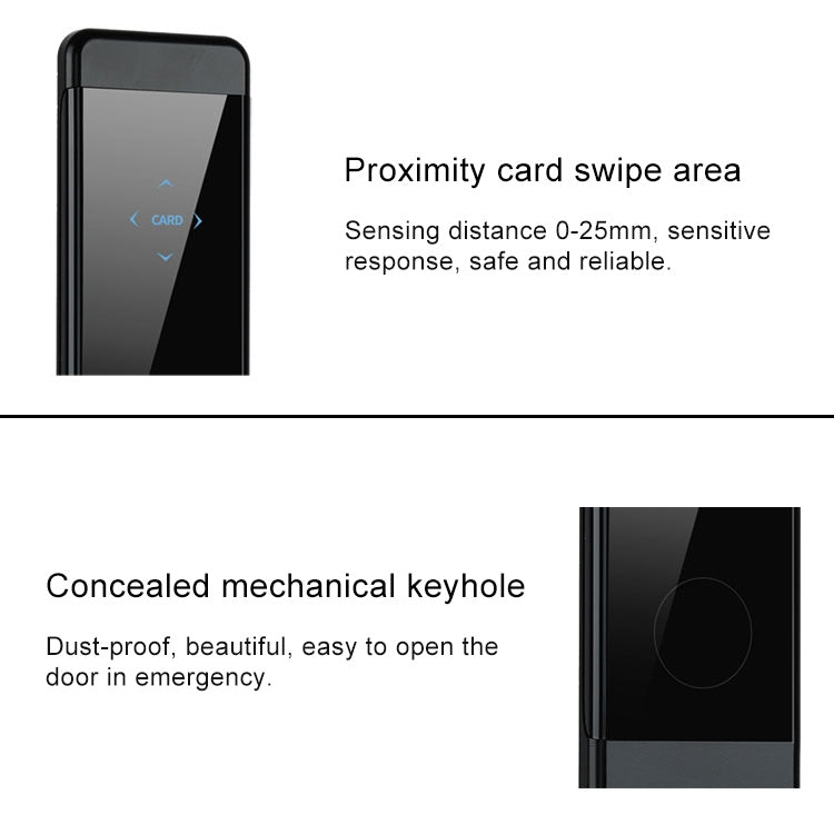 DPY-5634 โรงแรม IC Magnetic Card Induction Lock ล็อคประตูอิเล็กทรอนิกส์
